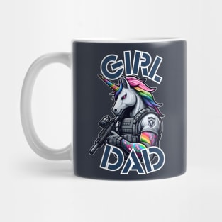 Girl Dad - Tactical Unicorn Mug